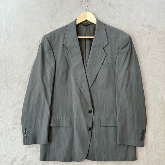 Christian Dior Union Made USA Men’s 42R 100% Wool Gray...